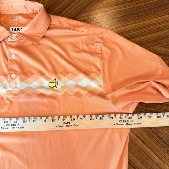 Masters Augusta National Golf Polo Shirt Orange XL Tech Performance Collection - Picture 4 of 9